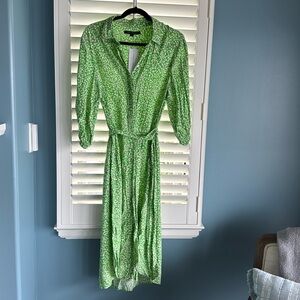 French Connection Women's Cadie Delph Drape Shirt Dress Casual Dress